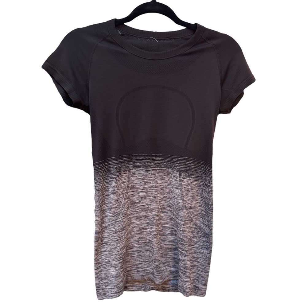 Lululemon Swiftly Tech Short Sleeve Fade White Black